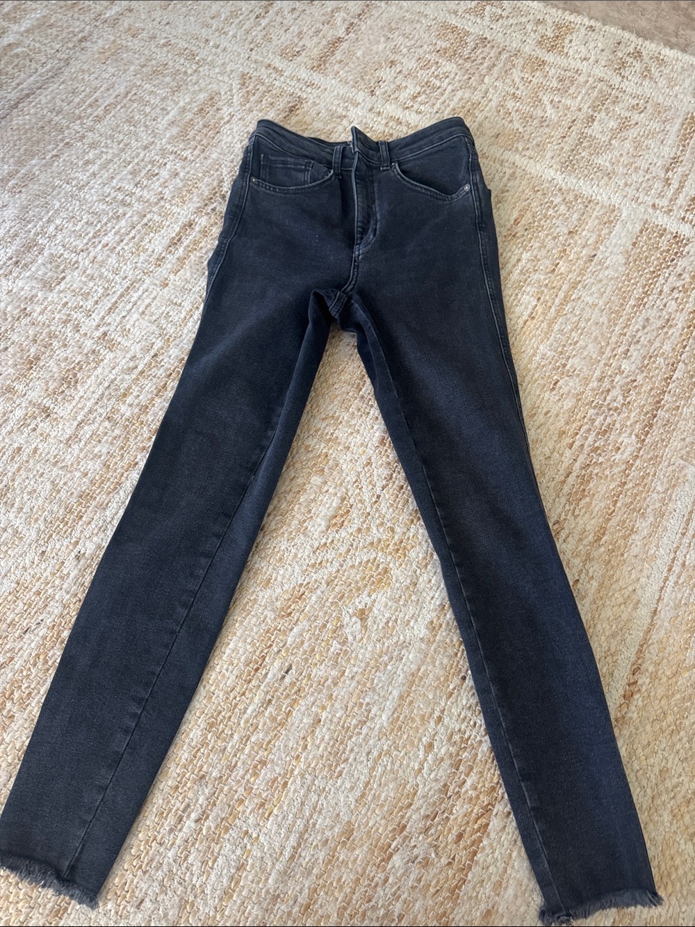 We The Free Black Skinny Jeans - Faded Noir